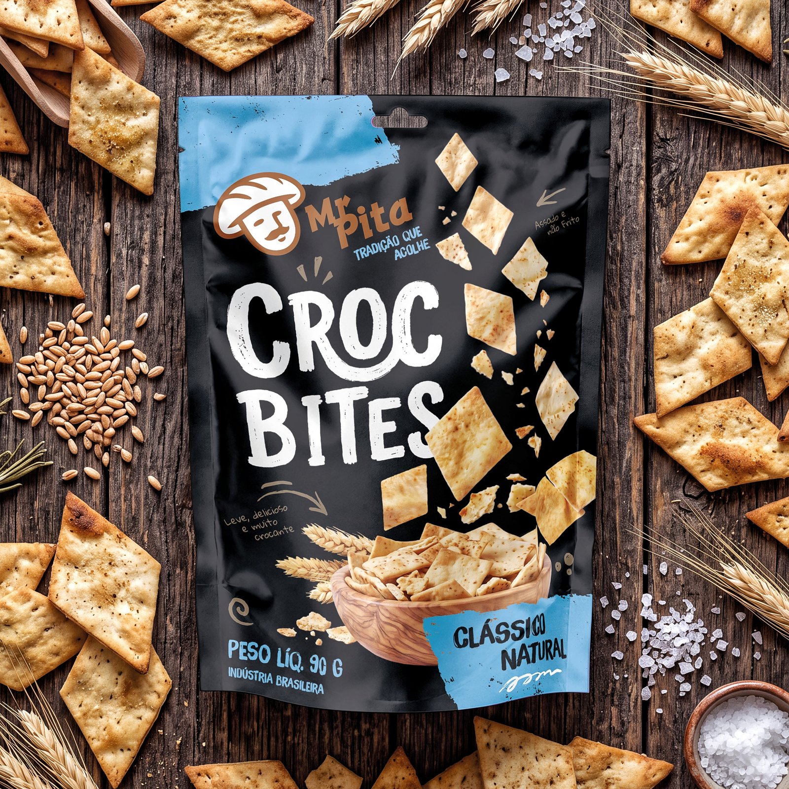 Croc Bites Clássico Natural